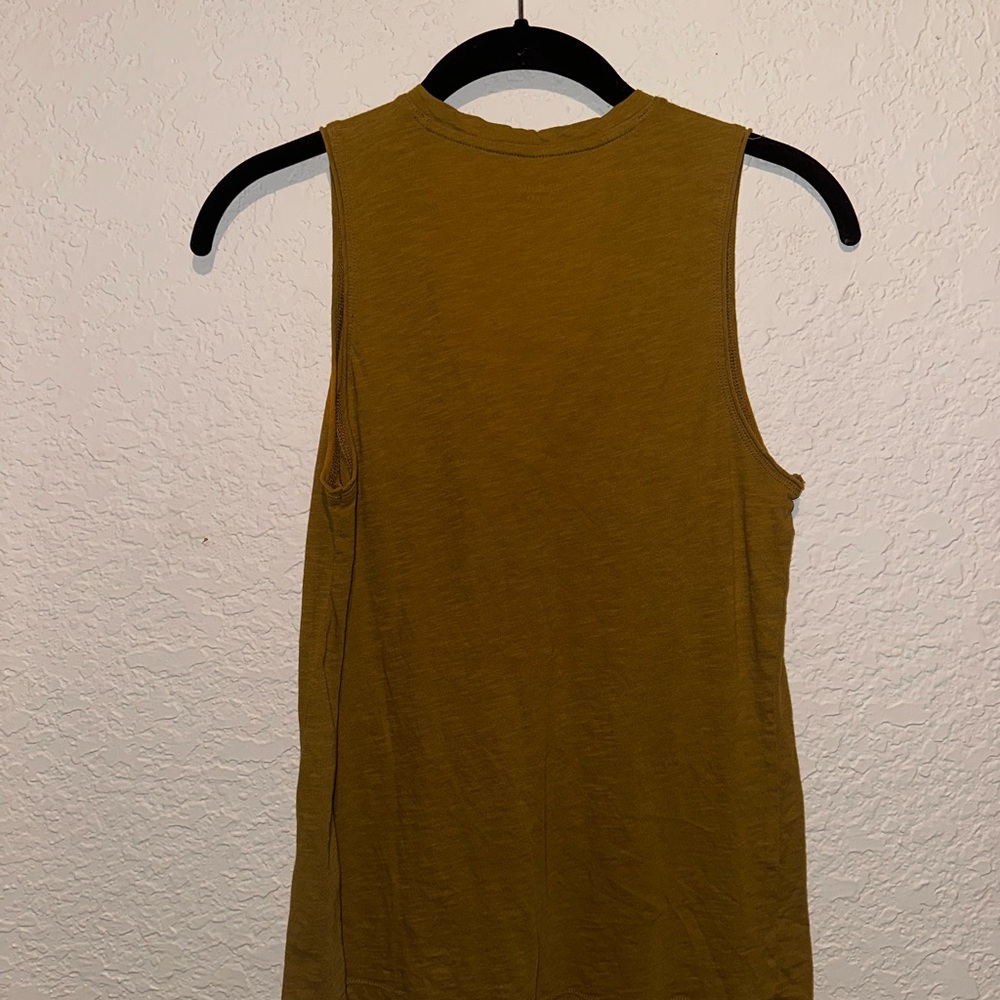 Madewell Mustard Yellow Tank Top